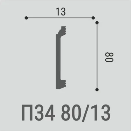 Плинтус напольный Bello Deco П34
