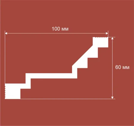 Карниз потолочный COSCA KX081