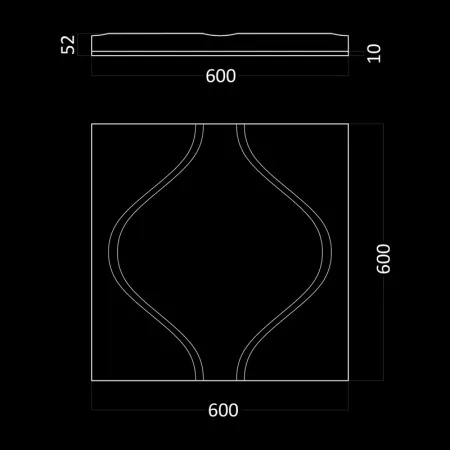 Гипсовая 3D панель Artpole SOUL
