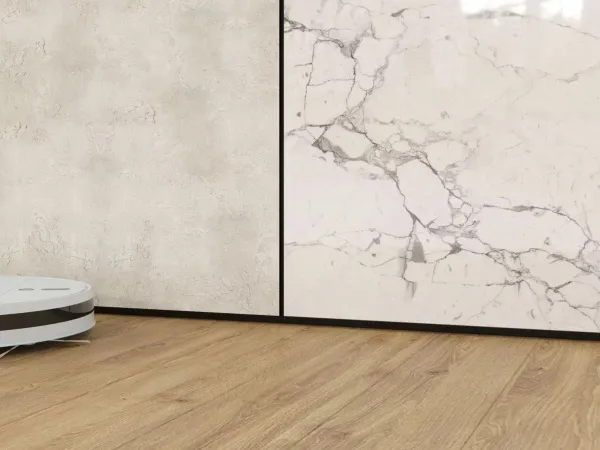 Теневой плинтус LACONISTIQ REVERSE 2.0 с кромкой 1.5мм., для панелей и керамогранита, Без покрытия