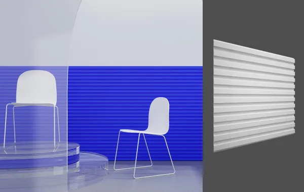 Гипсовая 3D панель Deco Line M-51