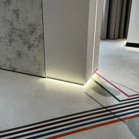 Теневой плинтус скрытого монтажа Pro Design 7209 Белый грунт