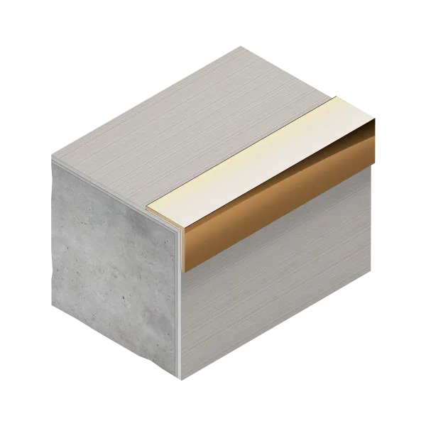 Защитный угол латунь 20x20 мм Neexy (латунь полированная)