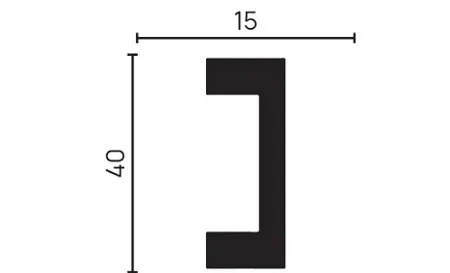 Молдинг DECOR DIZAYN DD618