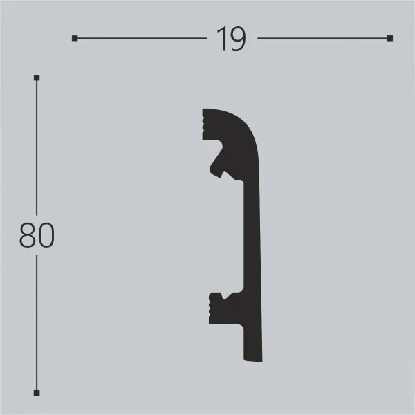 Плинтус напольный Bello Deco П16