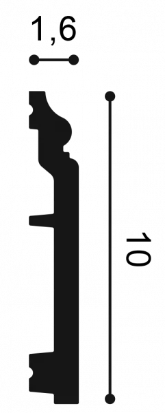 Плинтус напольный Orac Decor SX 173 Гибкий