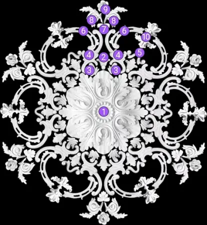 Потолочная наборная композиция SNK2