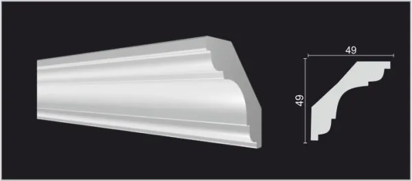 Карниз потолочный DECOR DIZAYN DD05