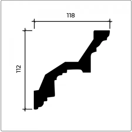Карниз потолочный Европласт 1.50.111