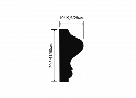 Молдинг HIWOOD LD40