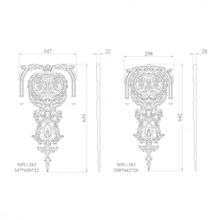 Декоративная вставка STAVROS  