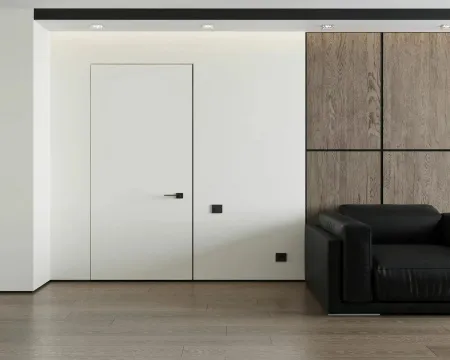 Теневой плинтус LACONISTIQ REGULAR 45 Чёрный муар