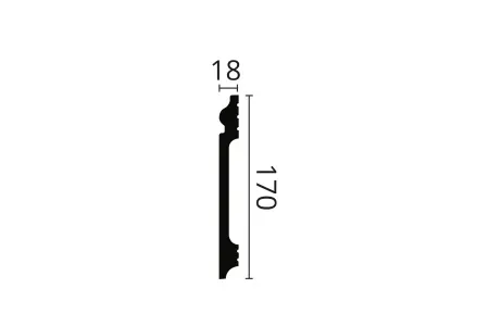 Плинтус напольный NMС FL17