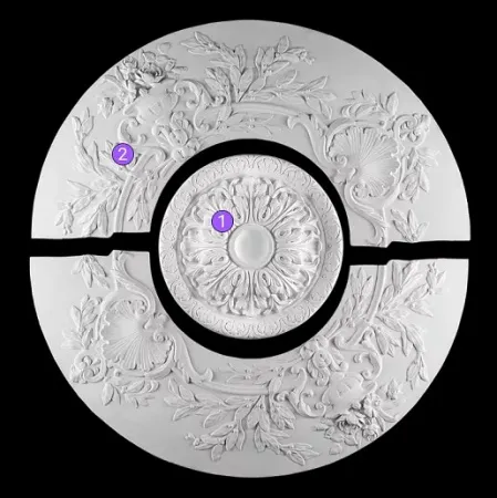 Розетка потолочная Artpole SR123 (наборная)