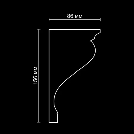 Карниз потолочный вентиляционный Artpole SK237V