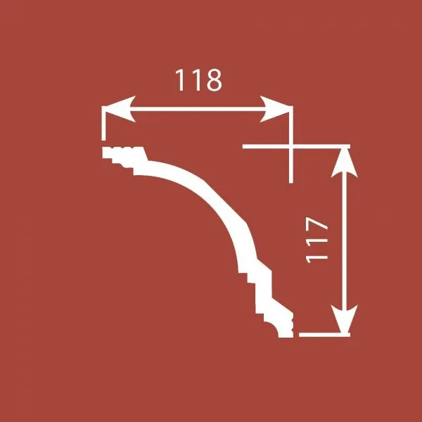 Карниз потолочный COSCA KX004