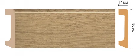 Плинтус напольный Decomaster D235-83