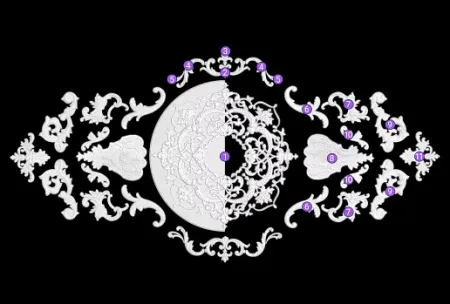 Потолочная наборная композиция SNK24