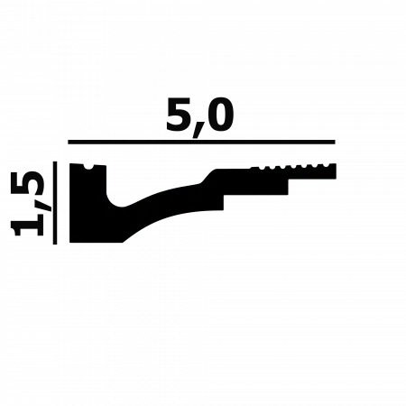 Молдинг Перфект Plus Р107