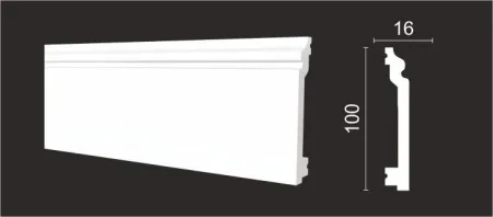 Плинтус напольный DECOR DIZAYN DD701 Гибкий