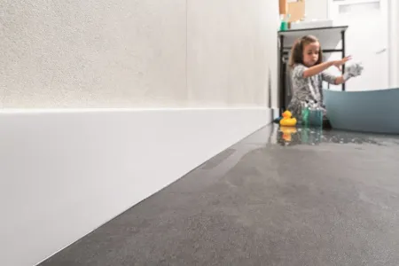 Плинтус напольный VOX Espumo белый 401