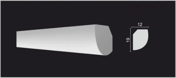 Карниз потолочный DECOR DIZAYN DD02