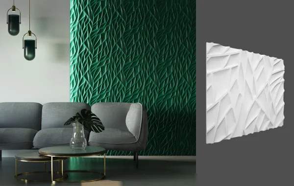 Гипсовая 3D панель Deco Line M-40