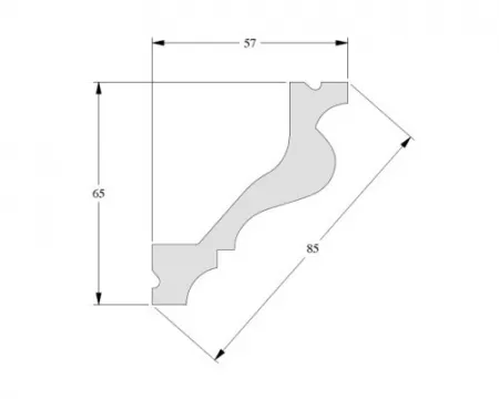 Карниз потолочный Orac Decor C200