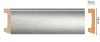 Плинтус напольный Decomaster D234-375
