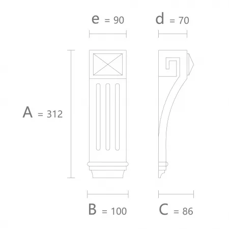 Кронштейн STAVROS KRPU-026