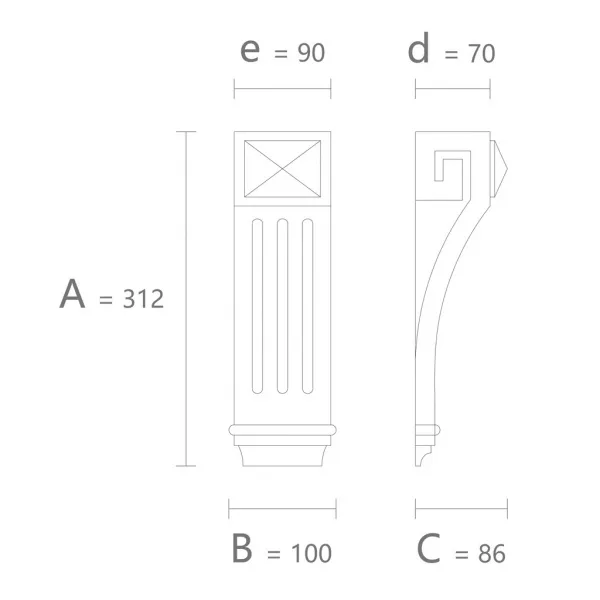 Кронштейн STAVROS KRPU-026
