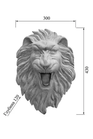 Маска DECORUS лев MS-001