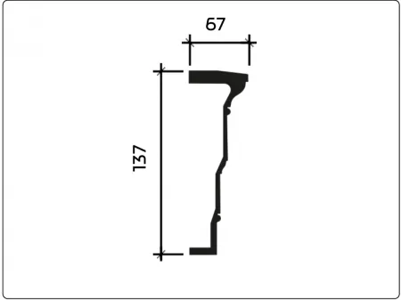 Фасадный декор архитрав Европласт 4.34.302