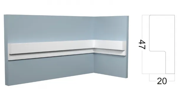 Финишный молдинг PAOLO ARTE Kr159M