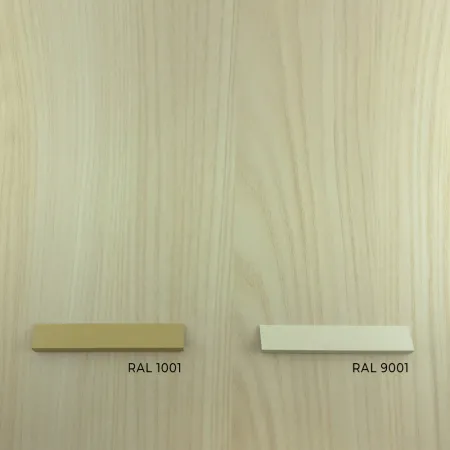 Микроплинтус ФЕСО с пружинами RAL 9001 кремово-белый