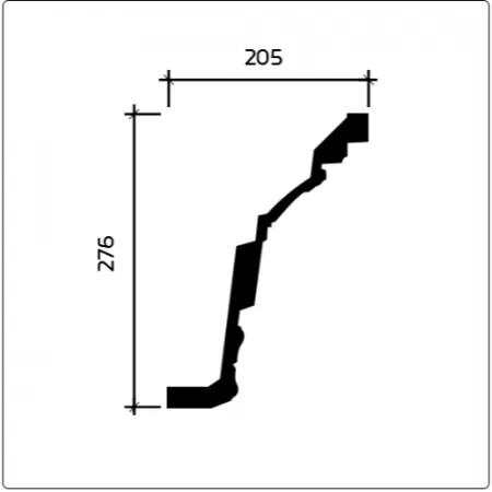 Карниз потолочный Европласт 1.50.504