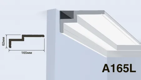 Карниз потолочный HIWOOD A165L