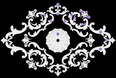 Потолочная наборная композиция SNK20