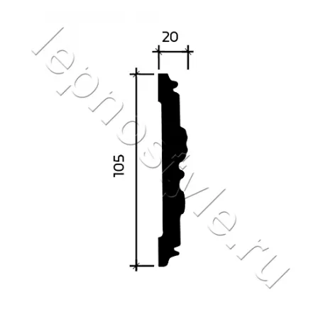 Молдинг Европласт 1.51.349