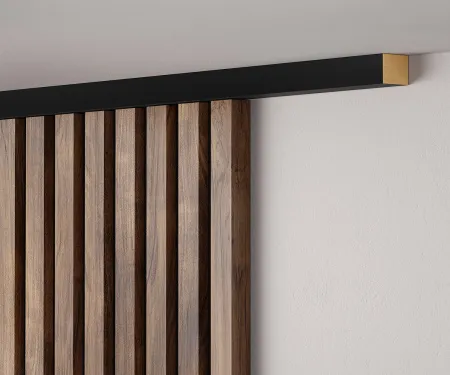 Руст стыковочный  МДФ, черный