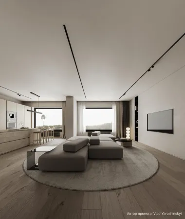 Потолочный теневой профиль D005.2A Черный