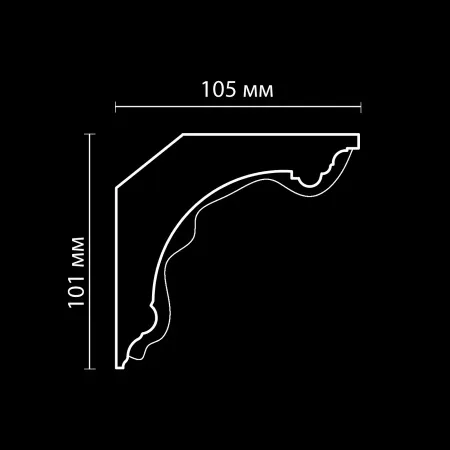 Карниз потолочный гипсовый Artpole SK203U-1