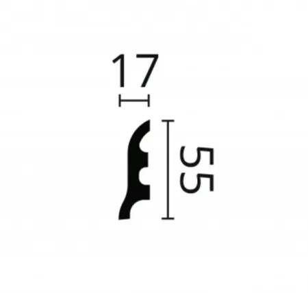 Плинтус напольный NMС FL3