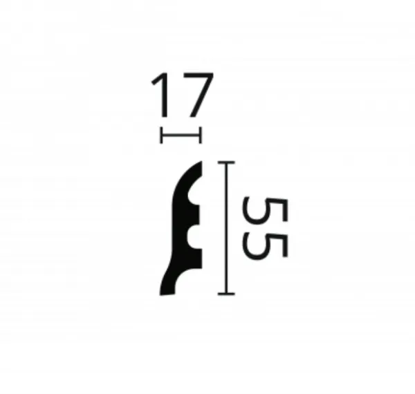 Плинтус напольный NMС FL3