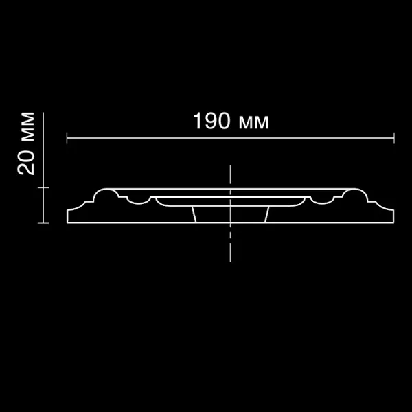 Розетка потолочная Artpole SRT1