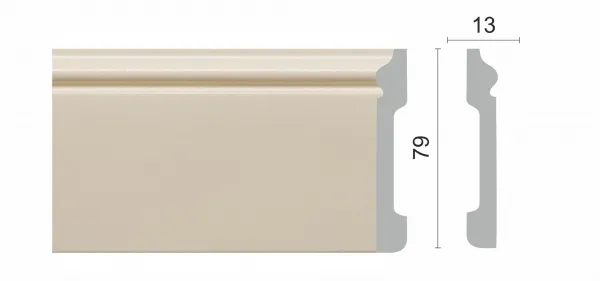 Плинтус напольный DECOR DIZAYN 005-74