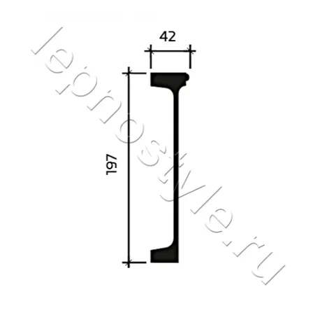 Фасадный декор фриз Европласт 4.03.301