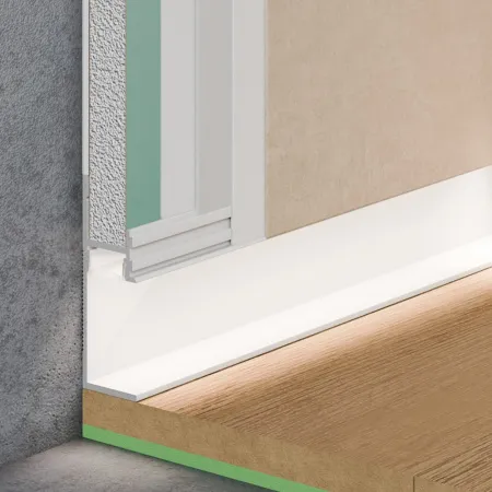 Теневой плинтус скрытого монтажа Pro Design 7210 Белый