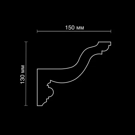 Карниз потолочный гипсовый Artpole SKT382