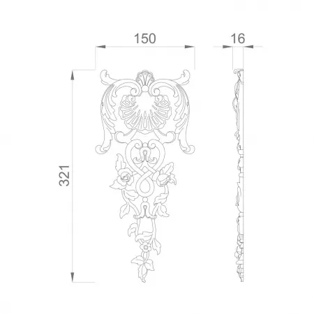 Орнамент STAVROS NPU.VRS-005